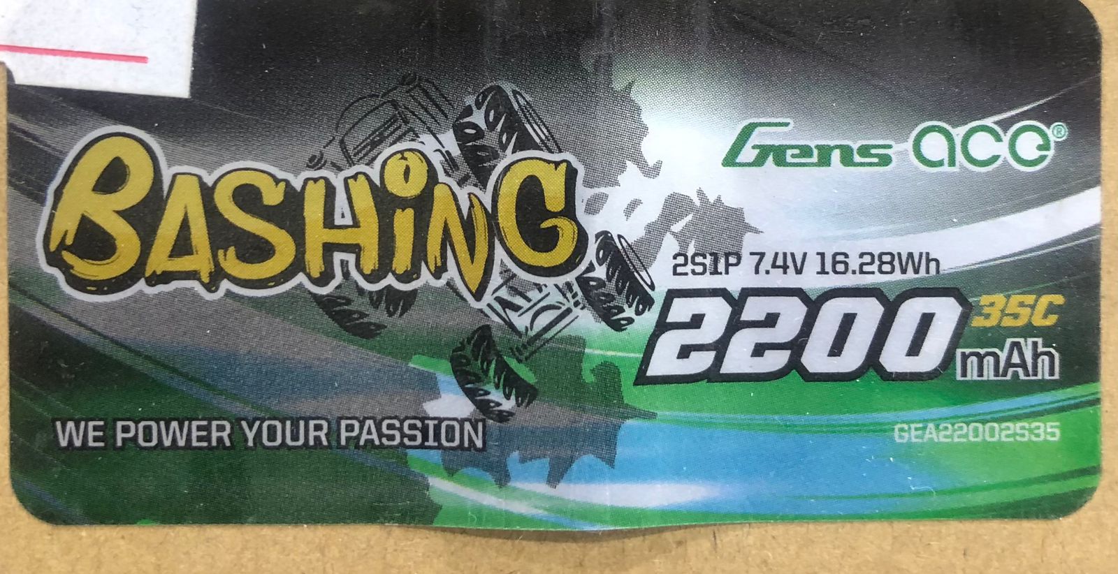 بطارية 2S Lipo Battery 7.4V 2200mAh